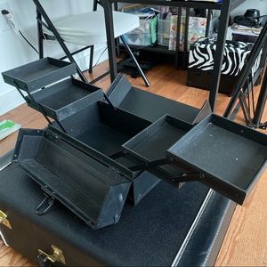 Black makeup case